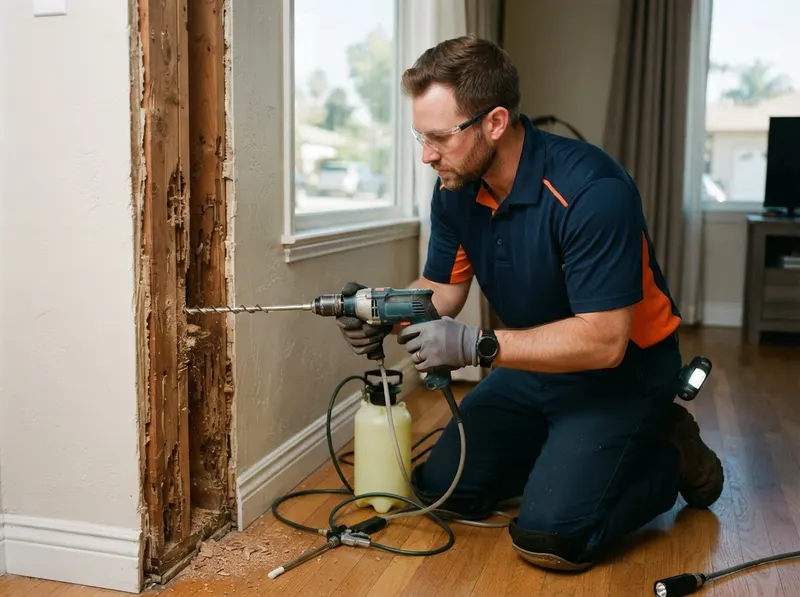 Drywood Termite Timber Remediation in Riverside, CA